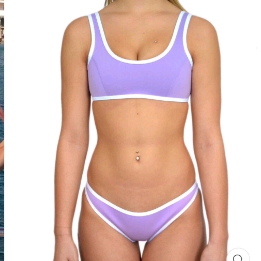 Hoaka purple bikini set size x-small